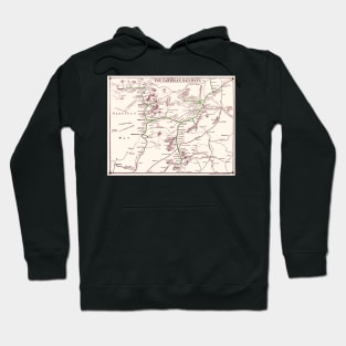 Vintage Cambrian Railways Map Hoodie